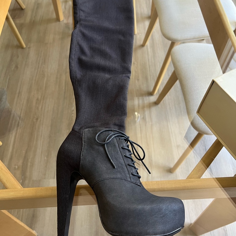 Elizabeth and James Over The Knee Boots